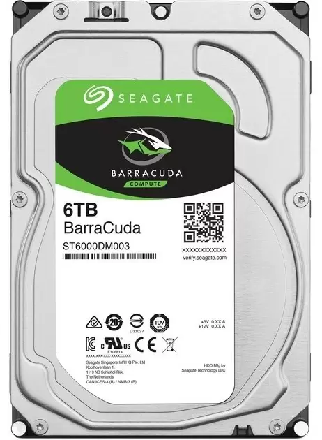 Disc rigid Seagate BarraCuda Compute 3.5" ST6000DM003, 6TB