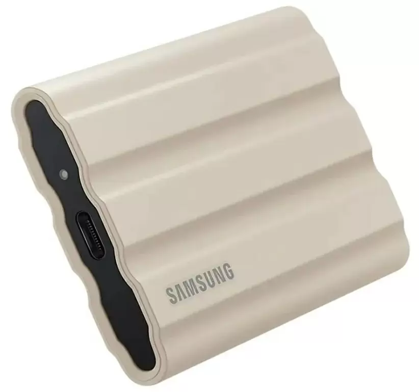 Внешний SSD Samsung T7 Shield 2TB, бежевый
