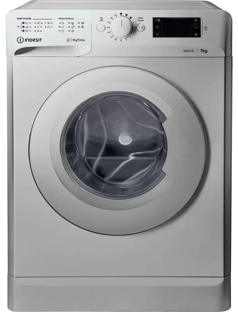 Maşină de spălat rufe Indesit OMTWE 71252 S, argintiu