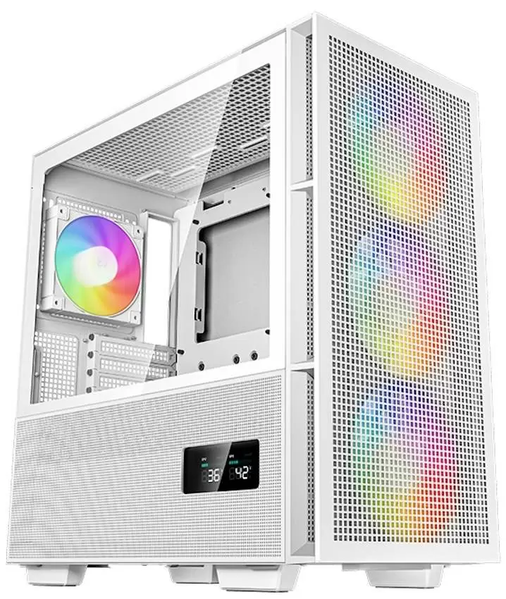 Корпус DeepCool CH560 WH Digital, белый