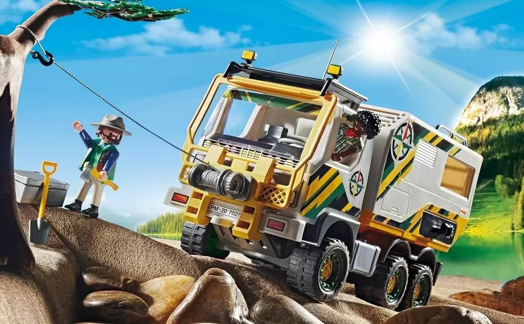 Машина Playmobil Outdoor Expedition Truck, белый