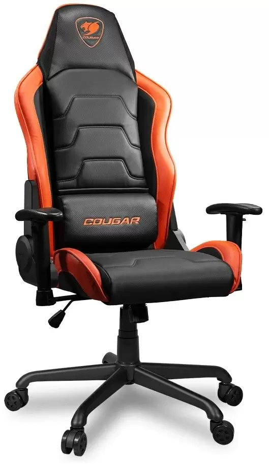 Scaun gaming Cougar Armor Air, negru/portocaliu
