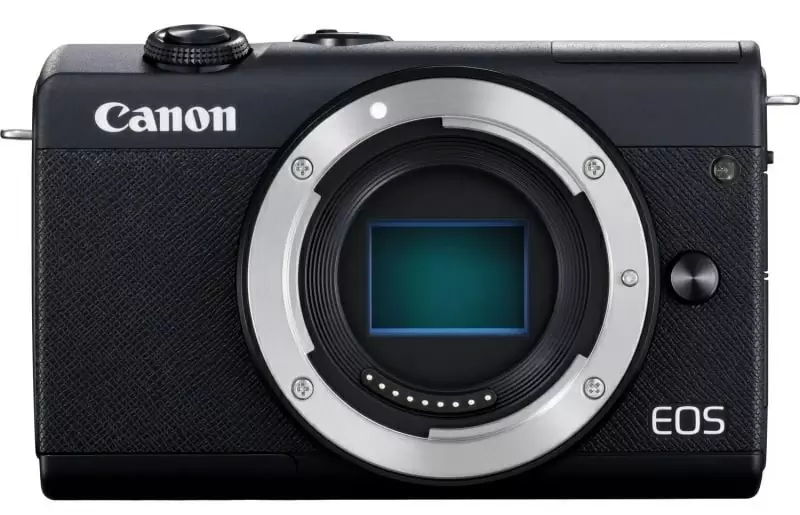 Aparat foto Canon EOS M200 + 15-45mm IS STM + 55-200mm IS STM Kit, negru