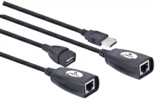 Сетевой адаптер USB to Ethernet Cablexpert UAE-30M, черный