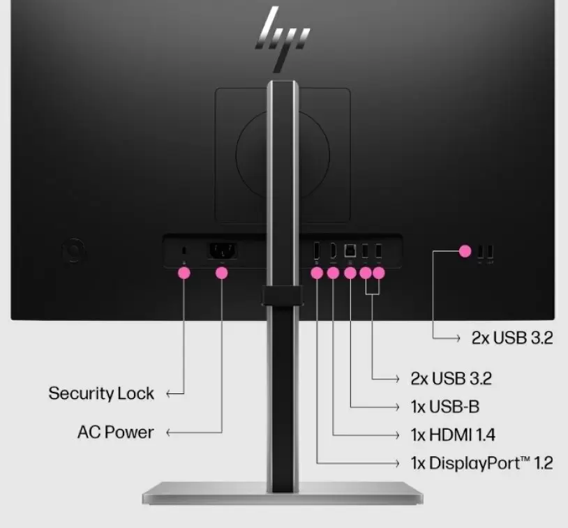 Монитор HP E24t G5 Touch Display, черный