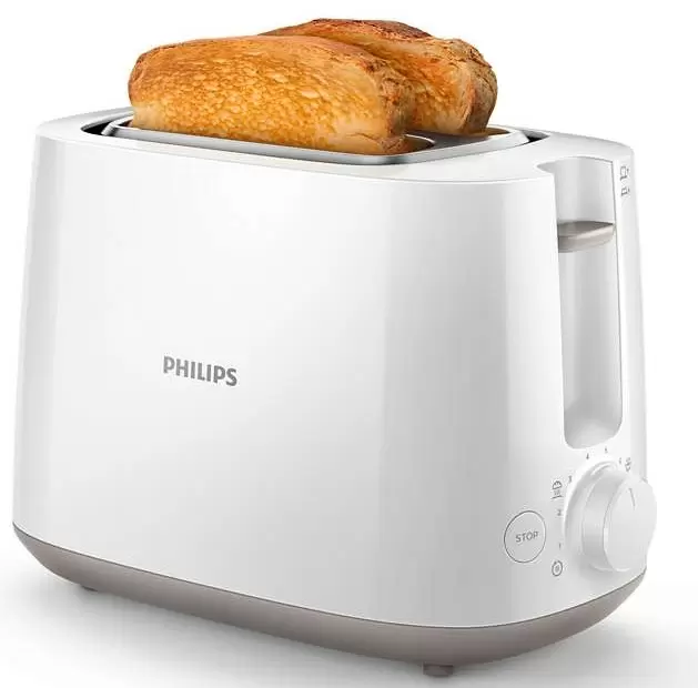 Prăjitor de pâine Philips HD2581/00, alb