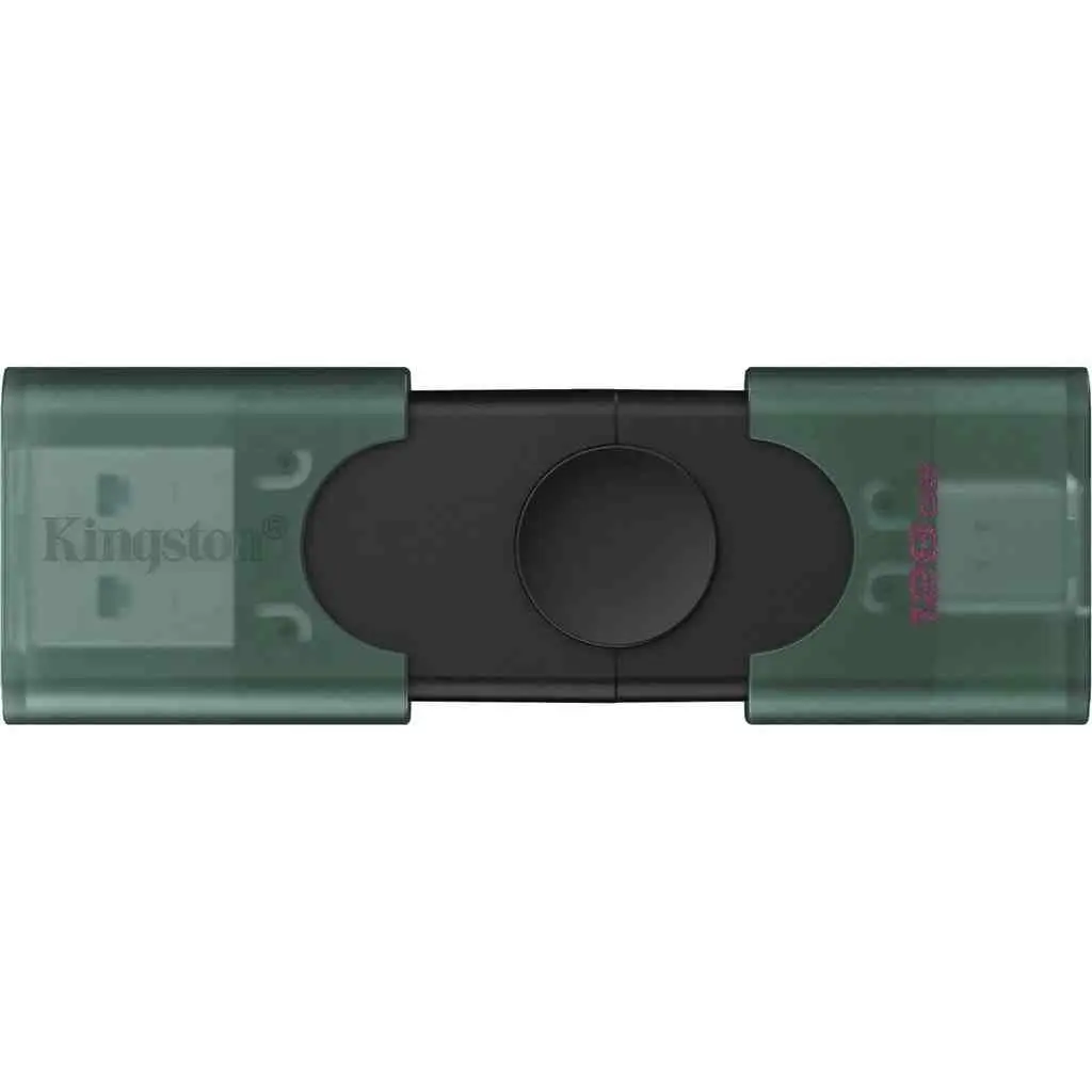 Flash USB Kingston DataTraveler Duo, 128GB, verde pe tehnoparc.md Flash USB Kingston DataTraveler Duo, 128GB, verde