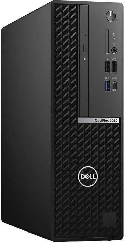 Calculator personal Dell OptiPlex 5080 SFF (Core i3-10100/8GB/256GB NVMe + 1TB HDD/Ubuntu), negru