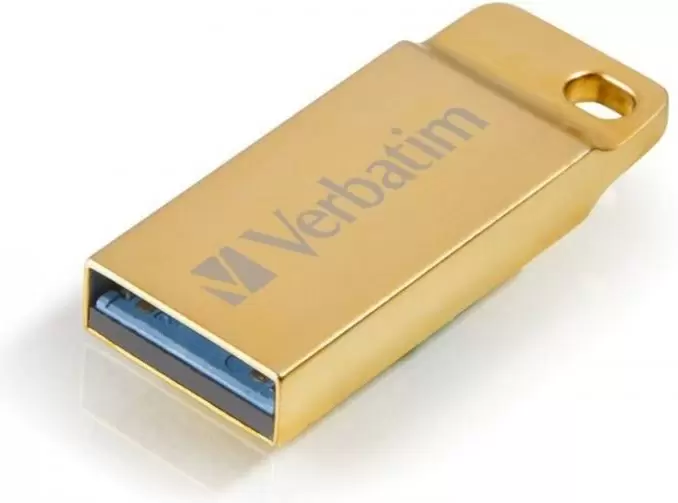 USB-флешка Verbatim Metal Executive 32ГБ, золотой