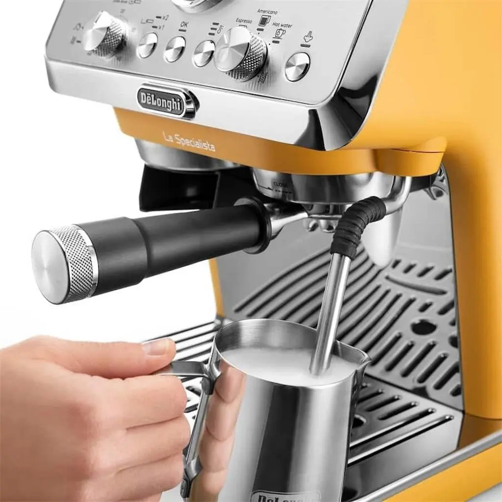 Cafetieră electrică DeLonghi EC9155.YE, galben pe tehnoparc.md Cafetieră electrică DeLonghi EC9155.YE, galben