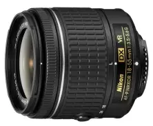 Obiectiv Nikon AF-P DX Nikkor 18-55mm f/3.5-5.6G VR, negru