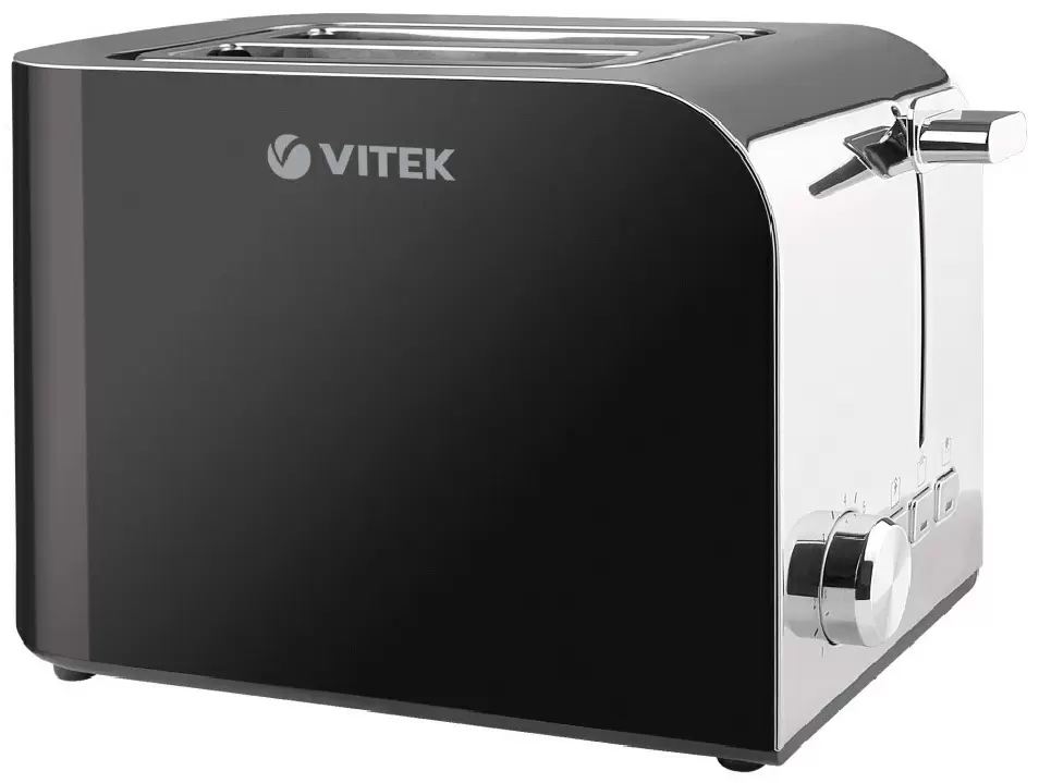 Prăjitor de pâine Vitek VT-1583, negru/inox