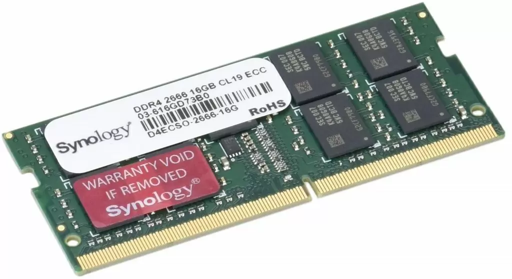 Оперативная память SO-DIMM Synology 16GB DDR4-2666MHz, CL17, 1.2V