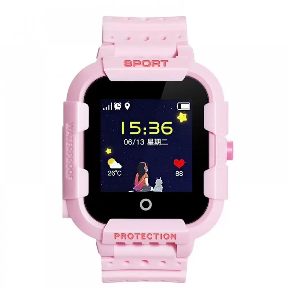 Детские часы Wonlex KidsTime Sports KT03, розовый