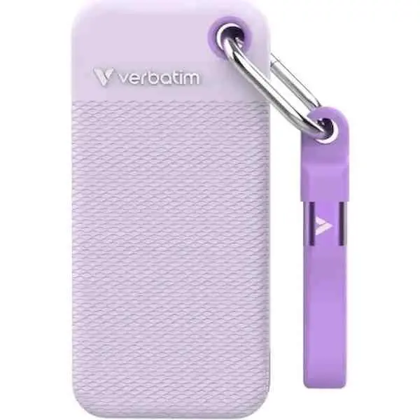 Disc rigid SSD extern Verbatim Pocket 2TB, violet pe tehnoparc.md Disc rigid SSD extern Verbatim Pocket 2TB, violet