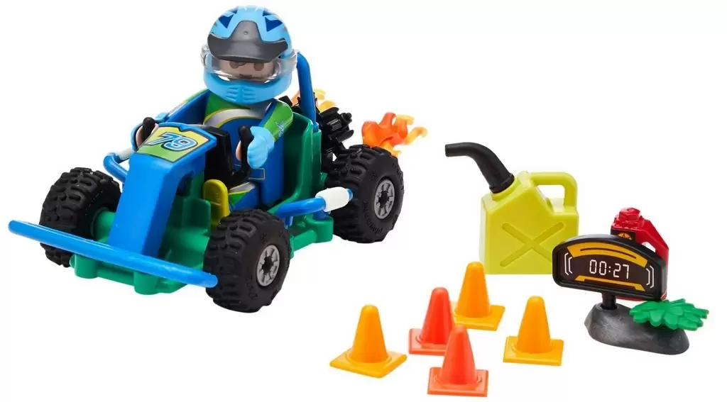 Set jucării Playmobil Go-Kart Racer Gift Set