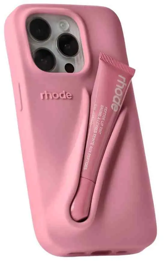 Husă de protecție Rhode Lip Tint Phone Case iPhone 16 Pro Ribbon (RHLTIP16PRI), roz