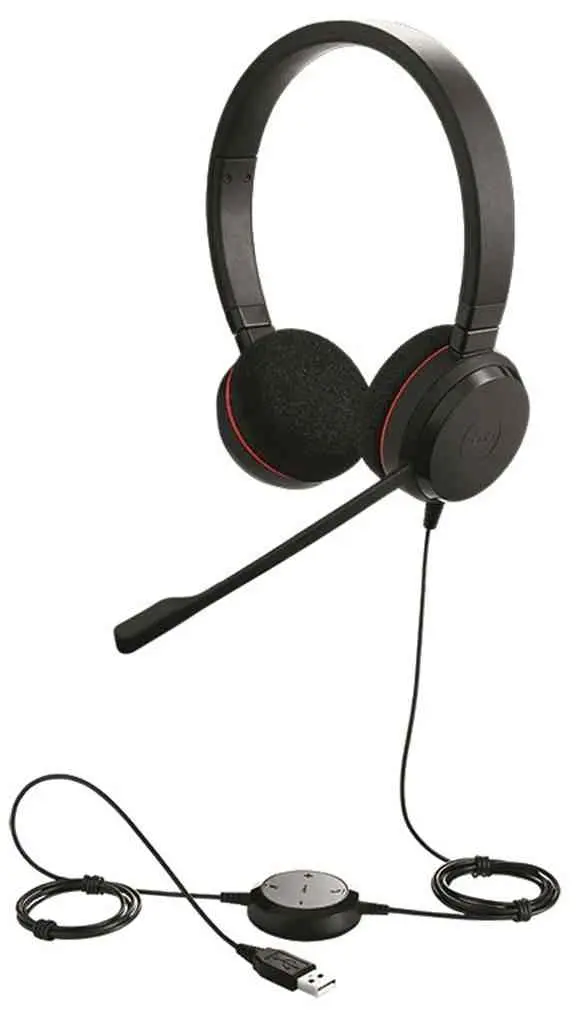 Căşti Jabra Evolve 20 MS, negru