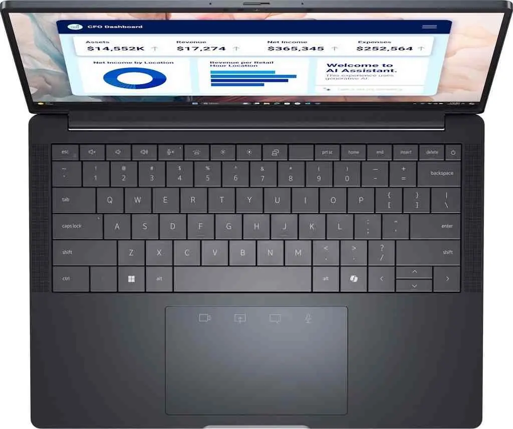 Laptop Dell Pro 14 Premium PA14250 (14.0"/FHD+/Core Ultra 7 266V/16GB/1TB/Intel Arc/Win 11), gri