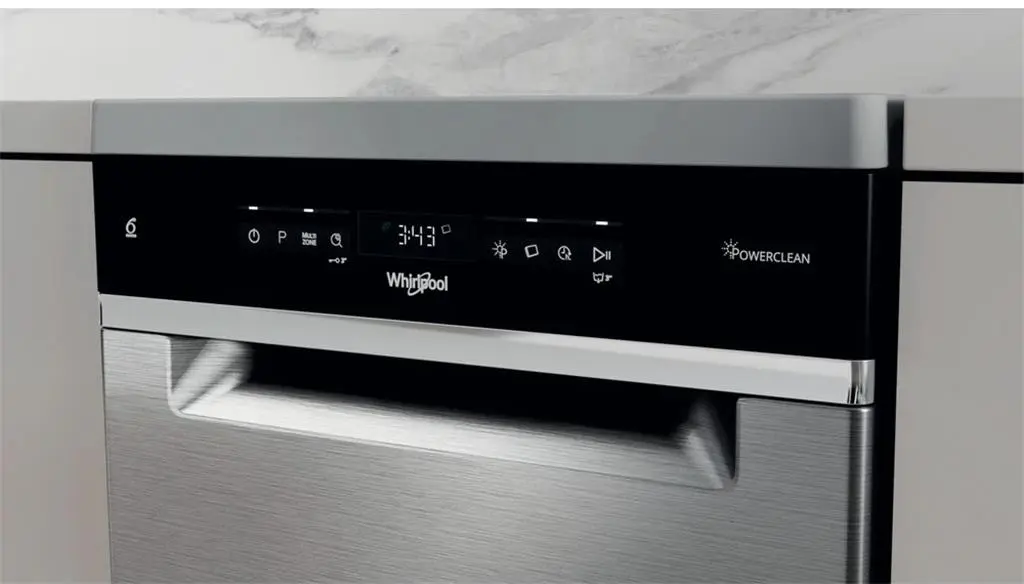 Masina de spalat vase Whirlpool WSFO 3O34 PF X, inox pe tehnoparc.md Masina de spalat vase Whirlpool WSFO 3O34 PF X, inox