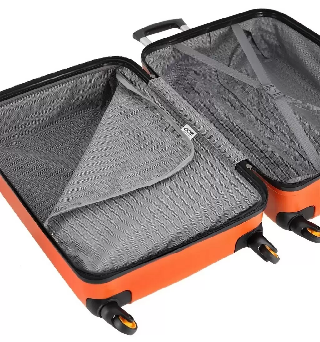 Комплект чемоданов CCS 5175 Set, оранжевый