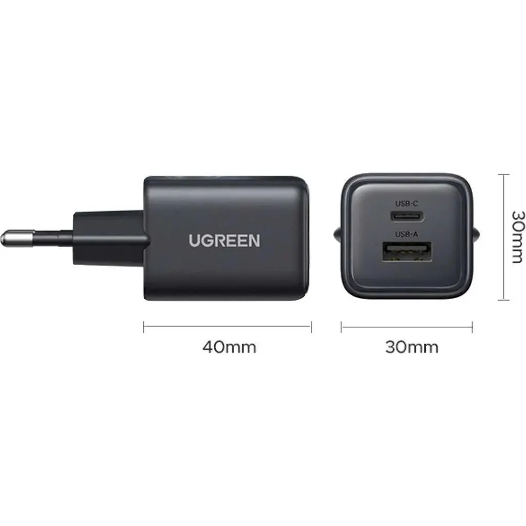 Зарядное устройство Ugreen X514, серый