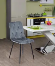 Scaun Mebel Elite Robin, gri/negru
