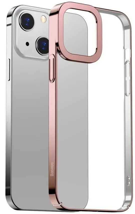 Husă de protecție Baseus Glitter Phone Case For iPhone 13, roz