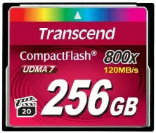 Карта памяти Transcend CompactFlash 800x, 256ГБ
