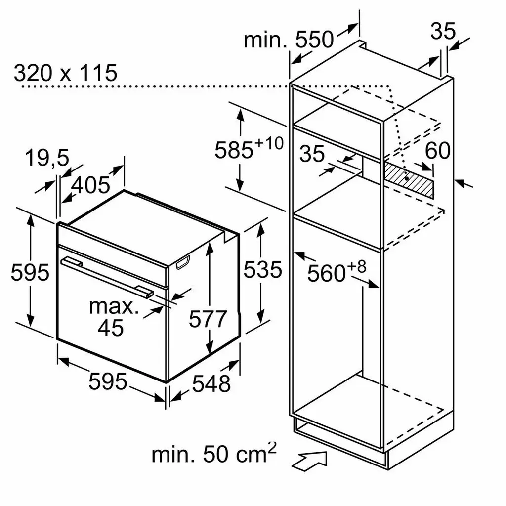 Электрический духовой шкаф Bosch HMG6764S1, нержавеющая сталь