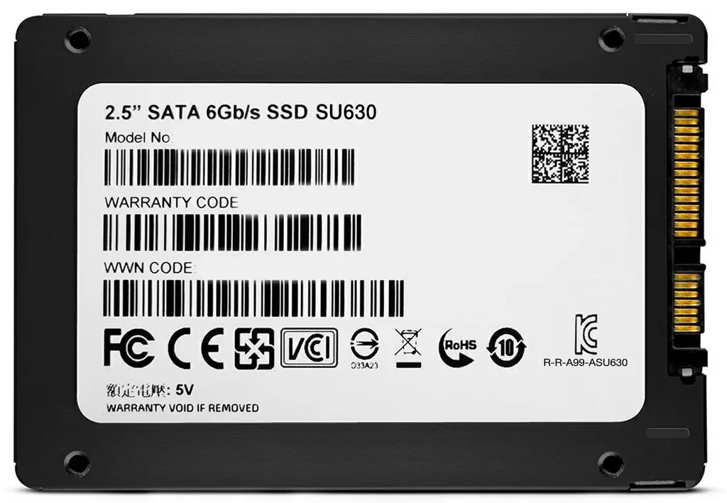 SSD накопитель Adata SU630 2.5" SATA, 480GB