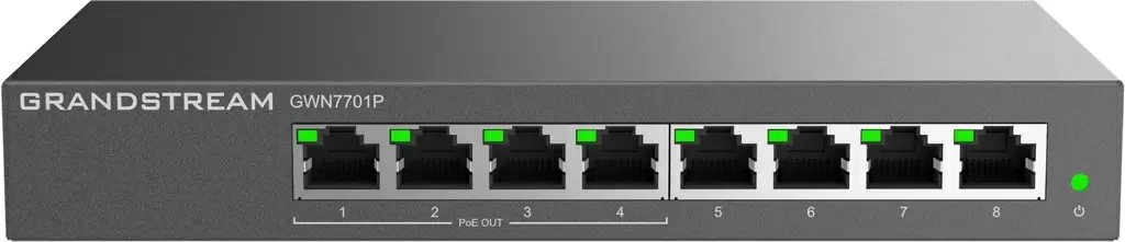 Switch Grandstream GWN7701P, gri