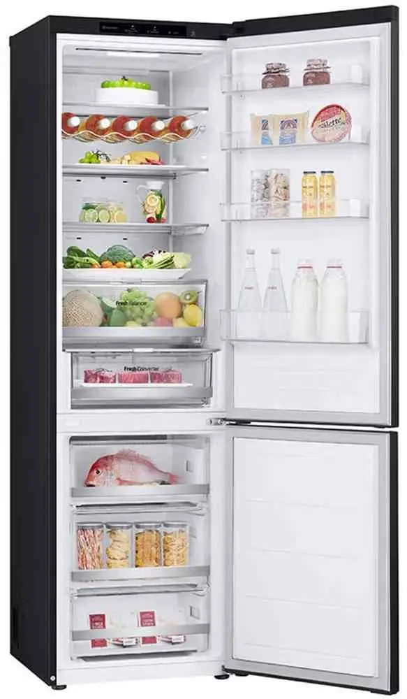 Холодильник LG GBV7280AEV, черный