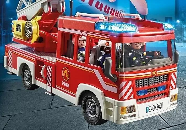 Set jucării Playmobil Fire Ladder Unit