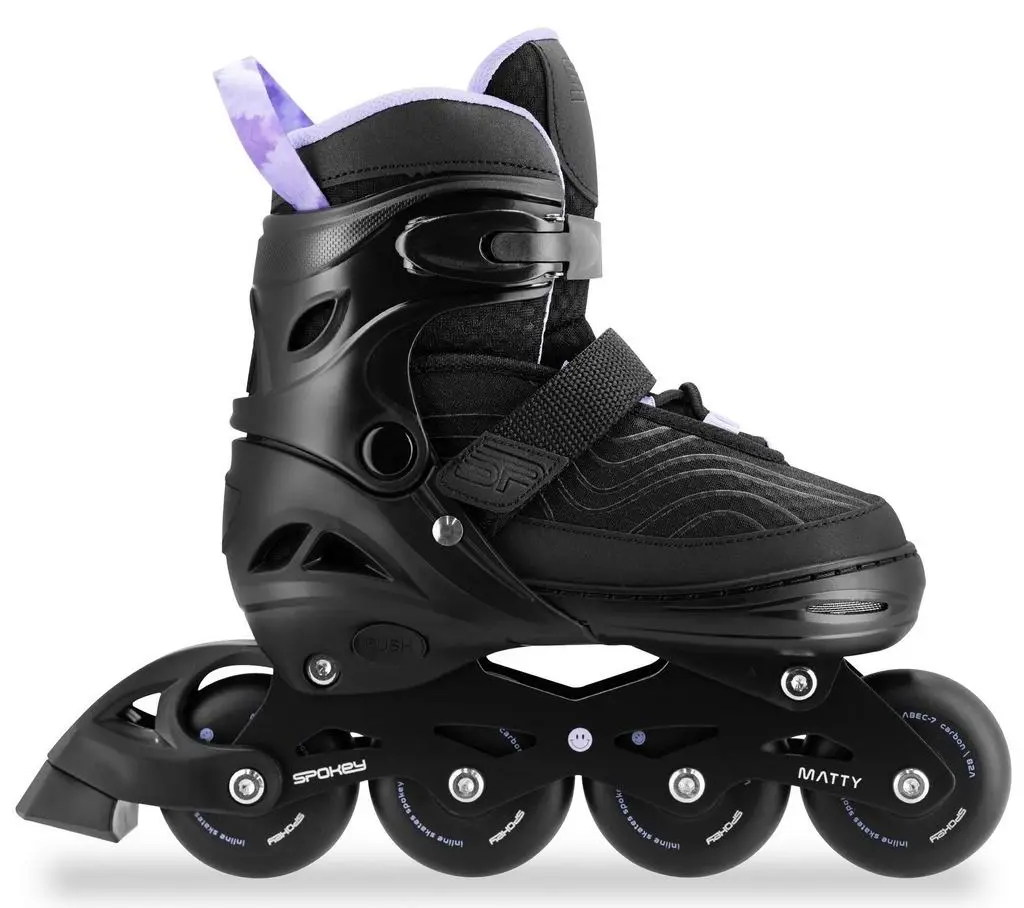 Role Spokey Matty 35-38, negru/violet pe tehnoparc.md Role Spokey Matty 35-38, negru/violet
