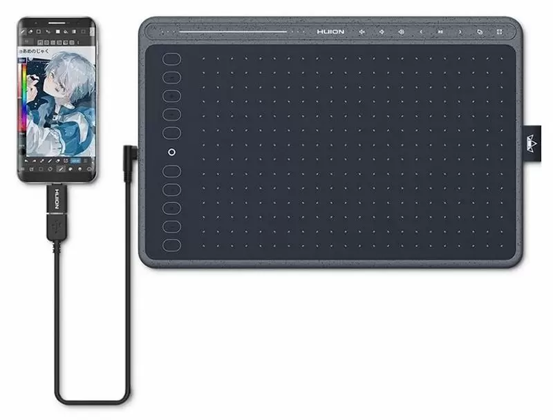 Графический планшет Huion HS611, серый