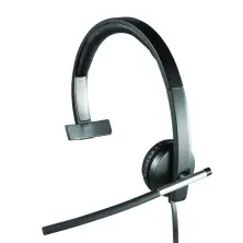 Наушники Logitech USB Headset Mono H650e, черный на tehnoparc.md Наушники Logitech USB Headset Mono H650e, черный