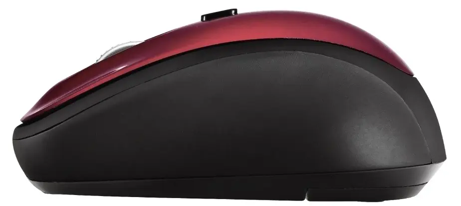 Mouse Trust Yvi Wireless Mini, negru/roșu