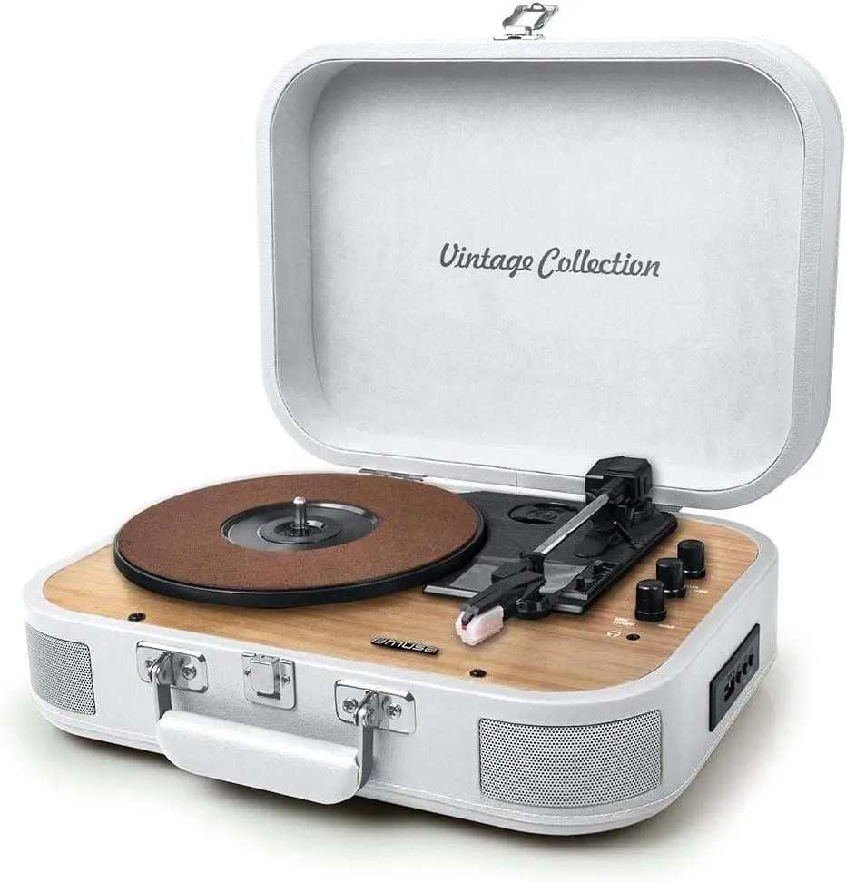 Vinyl Audio System Muse MT-201 WW, alb