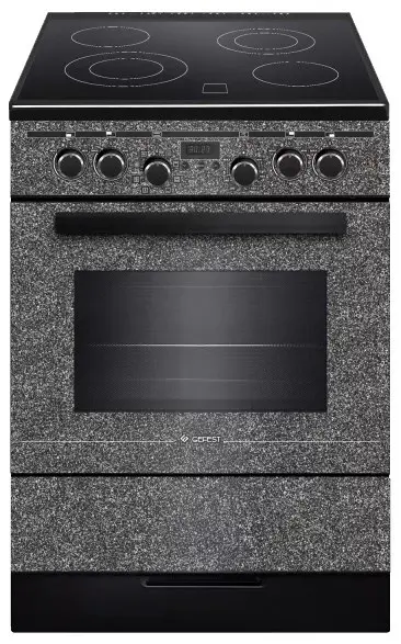 Aragaz electric Gefest 5560-03 0106, negru/gri pe tehnoparc.md Aragaz electric Gefest 5560-03 0106, negru/gri