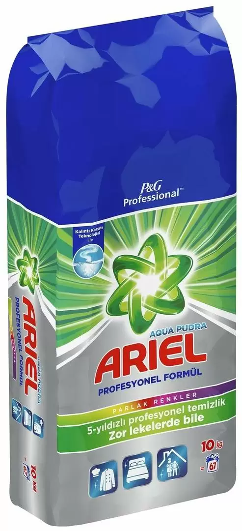 Detergent pudră Ariel Professional Formula Aqua Pudra 10kg