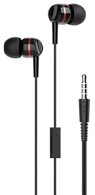 Căşti Hoco W24 Enlighten, negru/roșu