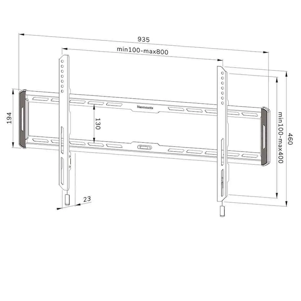 Suport TV Neomounts WL30-550BL18, negru