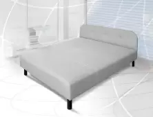 Кровать Modern Luciana Alaska 08 140x200см, серый