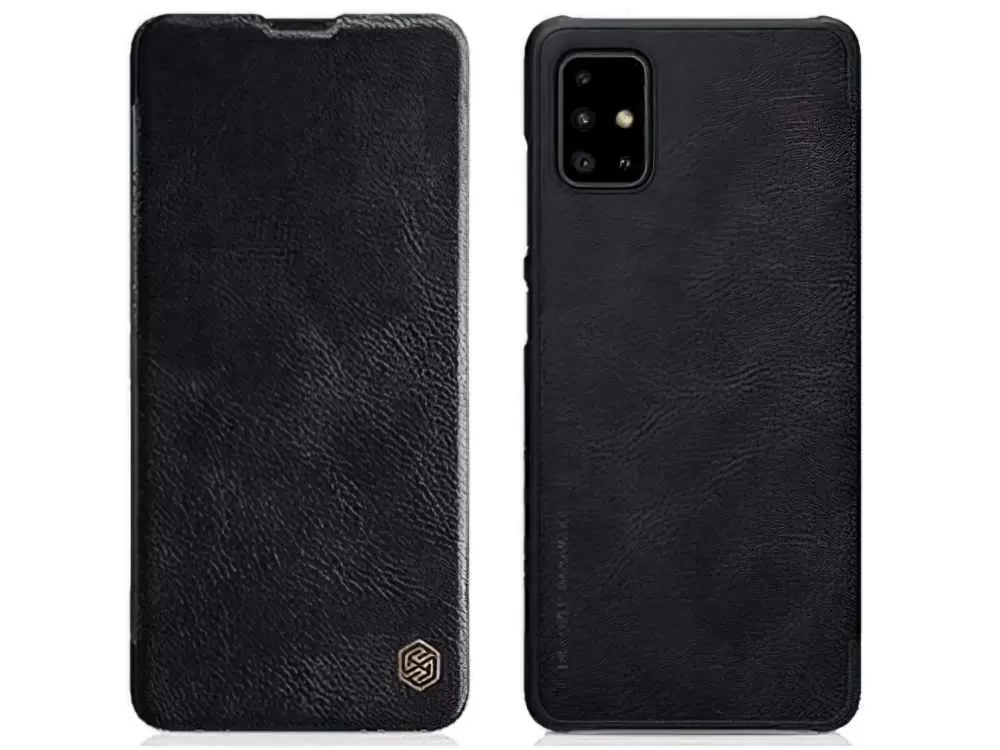 Husă de protecție Nillkin Galaxy A51 Qin LC, negru