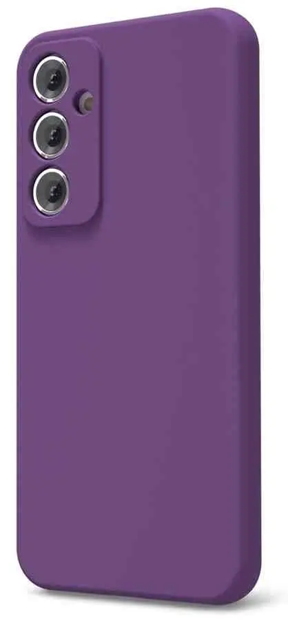 Чехол Helmet Case Liquid Silicone Samsung S23FE (HMTCLSSAMSAMS23FEPL), фиолетовый на tehnoparc.md Чехол Helmet Case Liquid Silicone Samsung S23FE (HMTCLSSAMSAMS23FEPL), фиолетовый