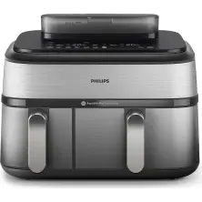 Аэрогриль Philips NA555/00, нержавеющая сталь/черный на tehnoparc.md Аэрогриль Philips NA555/00, нержавеющая сталь/черный