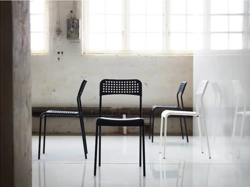 Scaun IKEA Ikea Adde, negru
