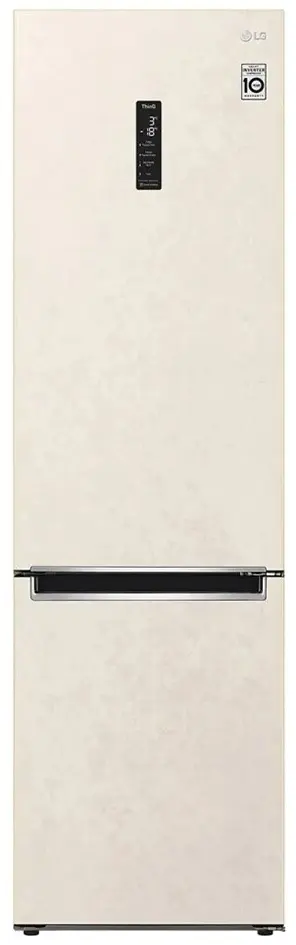 Холодильник LG GA-B509MEQM, бежевый