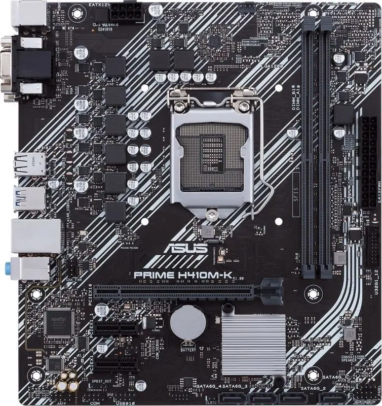 Материнская плата Asus Prime H410M-K